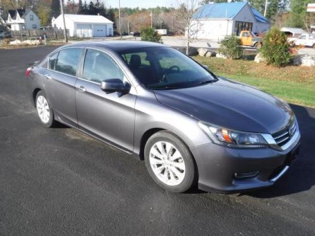 1HGCR2F88DA021773 - 2013 HONDA ACCORD EXL GRAY photo 2