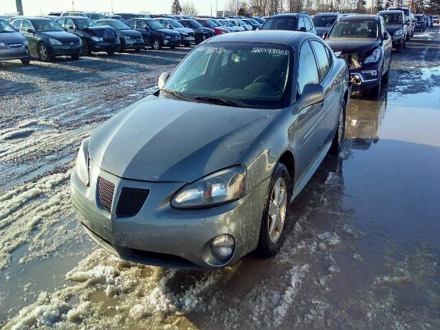 2G2WP552X81183280 - 2008 PONTIAC GRAND PRIX GRAY photo 2