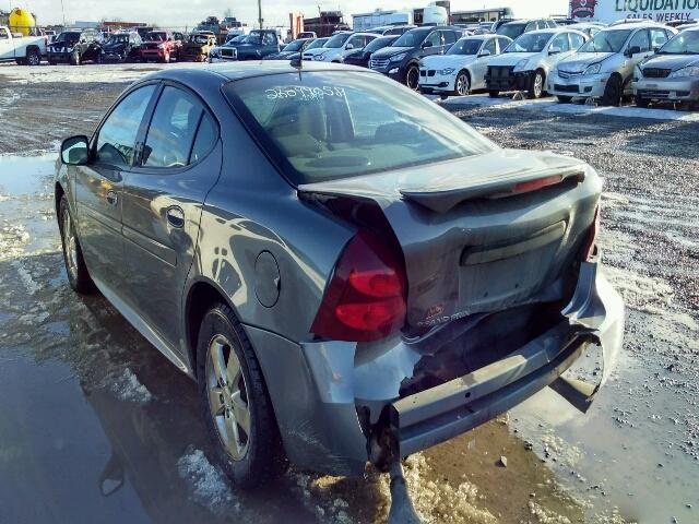 2G2WP552X81183280 - 2008 PONTIAC GRAND PRIX GRAY photo 3