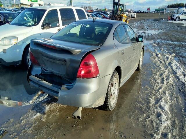 2G2WP552X81183280 - 2008 PONTIAC GRAND PRIX GRAY photo 4