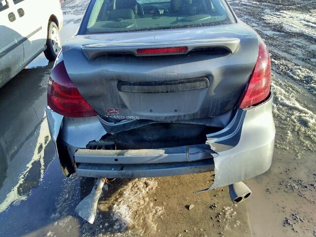 2G2WP552X81183280 - 2008 PONTIAC GRAND PRIX GRAY photo 9