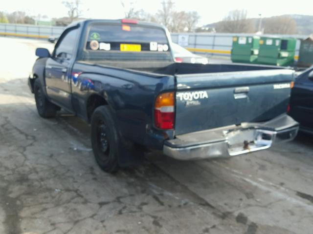 4TANL42N4WZ136628 - 1998 TOYOTA TACOMA GREEN photo 3