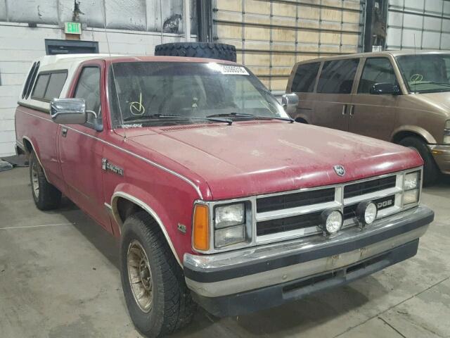 1B7FL26X9KS116581 - 1989 DODGE DAKOTA RED photo 1