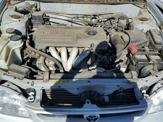 2T1BR12E7YC335979 - 2000 TOYOTA COROLLA VE SILVER photo 7