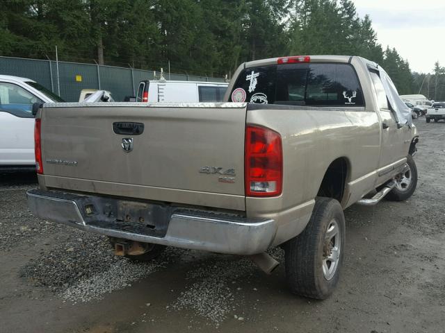 3D7LS38C15G723422 - 2005 DODGE RAM 3500 S BEIGE photo 4