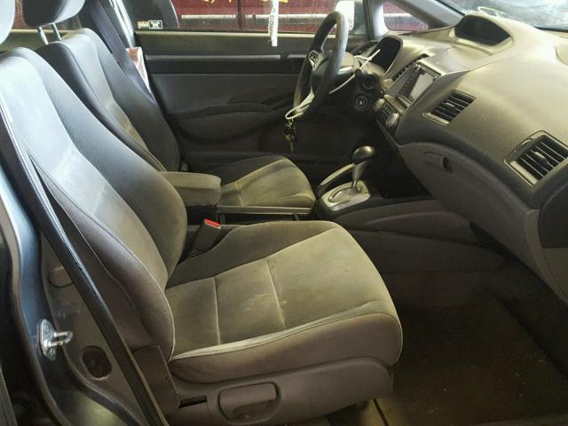 2HGFA16819H311716 - 2009 HONDA CIVIC EX ნაცრისფერი ფოტო 5