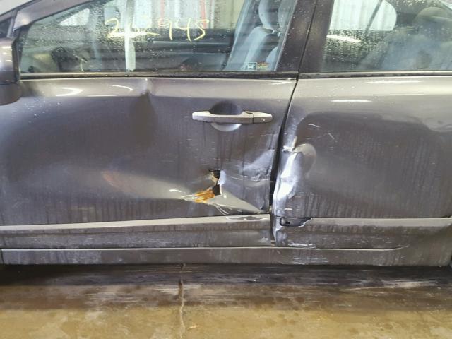 2HGFA16819H311716 - 2009 HONDA CIVIC EX ნაცრისფერი ფოტო 9