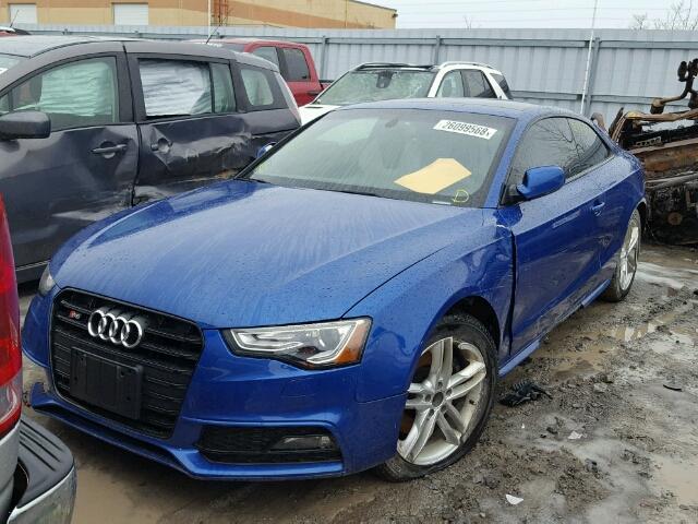 WAUL4AFR7GA041384 - 2016 AUDI S5 TECHNIK BLUE photo 2