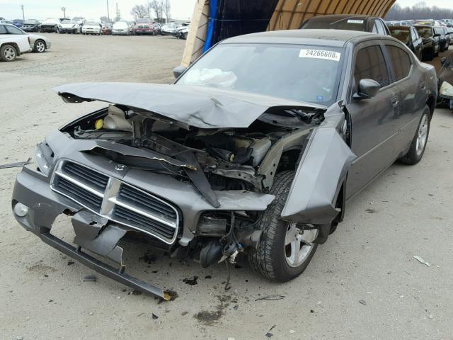 2B3CA3CV3AH188336 - 2010 DODGE CHARGER SX GRAY photo 2