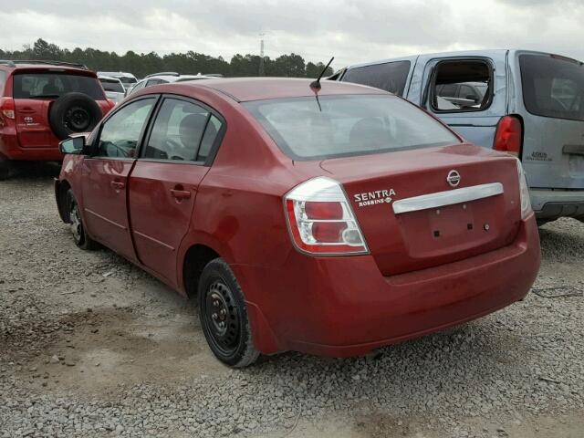 3N1AB6AP7AL720285 - 2010 NISSAN SENTRA 2.0 RED photo 3