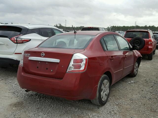 3N1AB6AP7AL720285 - 2010 NISSAN SENTRA 2.0 RED photo 4