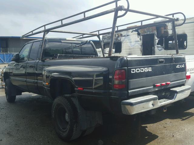 1B7MF33601J289930 - 2001 DODGE RAM 3500 BLACK photo 3