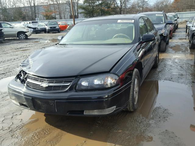 2G1WH52K659196546 - 2005 CHEVROLET IMPALA LS BLACK photo 2