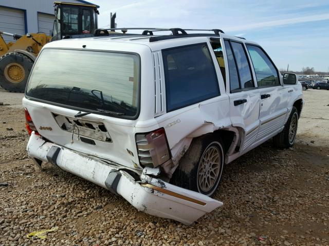 1J4GZ78Y6RC240246 - 1994 JEEP GRAND CHER WHITE photo 4