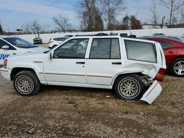 1J4GZ78Y6RC240246 - 1994 JEEP GRAND CHER WHITE photo 9