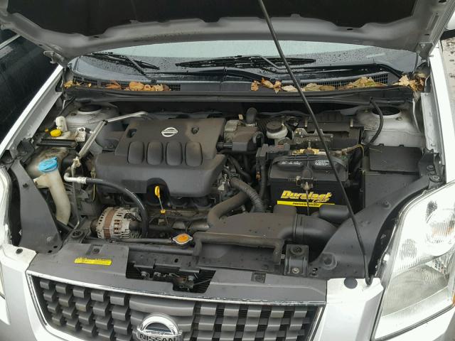 3N1AB61E37L703023 - 2007 NISSAN SENTRA 2.0 GRAY photo 7