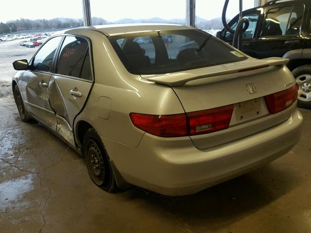 1HGCM56495A131150 - 2005 HONDA ACCORD LX SILVER photo 3