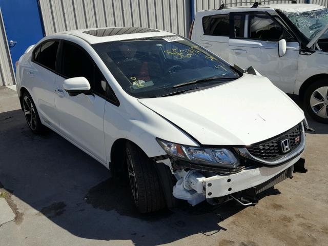 2HGFB6E54FH705224 - 2015 HONDA CIVIC SI WHITE photo 1