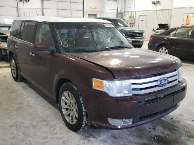 2FMGK5CC5ABA42994 - 2010 FORD FLEX SEL BURGUNDY photo 1