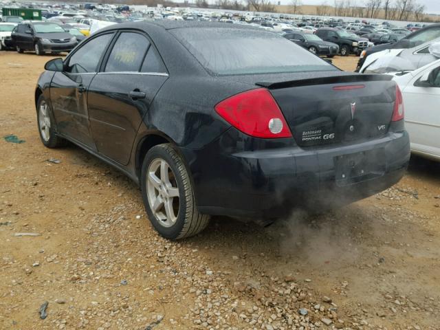 1G2ZG58N274194344 - 2007 PONTIAC G6 BASE BLACK photo 3