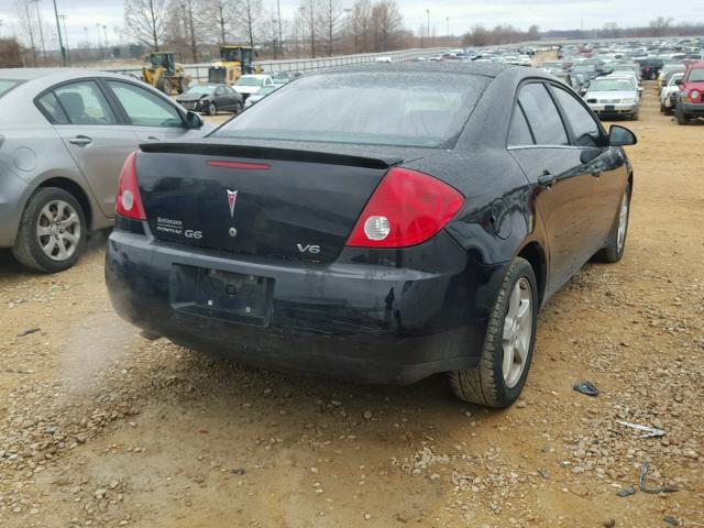 1G2ZG58N274194344 - 2007 PONTIAC G6 BASE BLACK photo 4