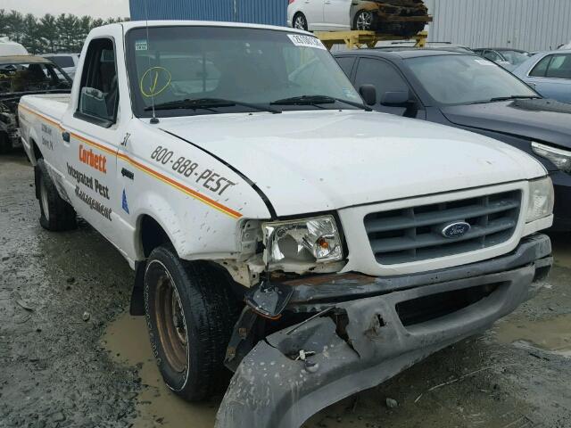 1FTYR10D02TA40064 - 2002 FORD RANGER WHITE photo 1