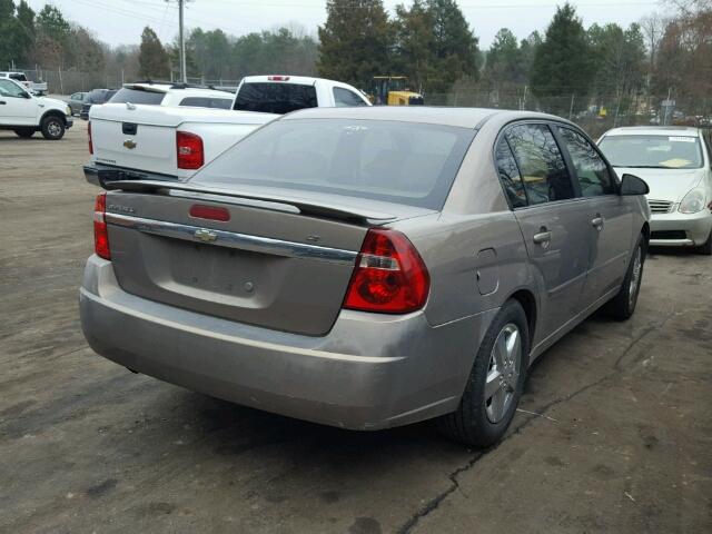 1G1ZT58F47F244822 - 2007 CHEVROLET MALIBU LT TAN photo 4