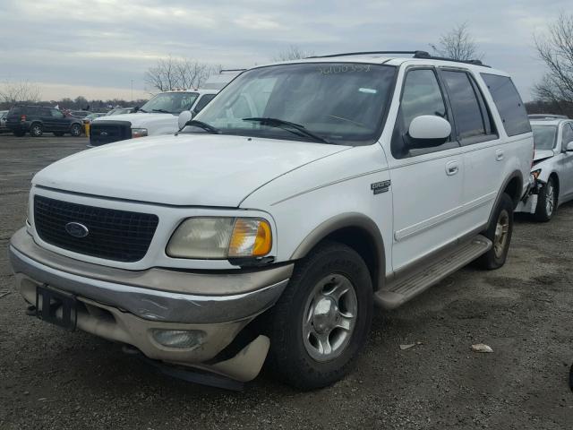 1FMPU18LXYLA34685 - 2000 FORD EXPEDITION WHITE photo 2