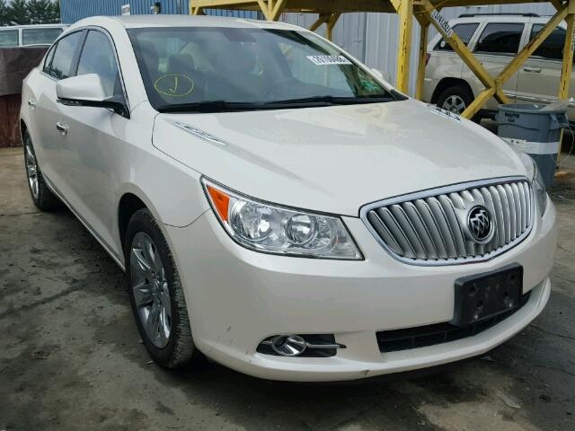 1G4GC5EG6AF182483 - 2010 BUICK LACROSSE C WHITE photo 1