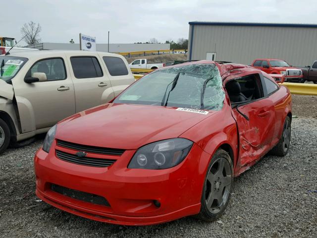 1G1AP11P467794821 - 2006 CHEVROLET COBALT SS RED photo 2