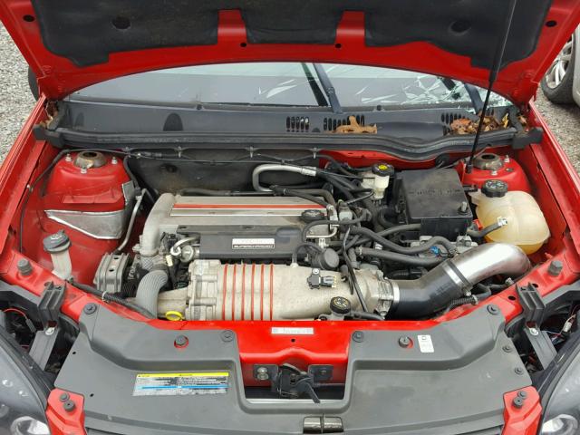 1G1AP11P467794821 - 2006 CHEVROLET COBALT SS RED photo 7