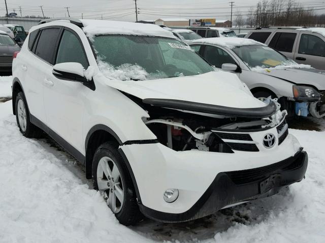 2T3RFREVXDW018473 - 2013 TOYOTA RAV4 XLE WHITE photo 1