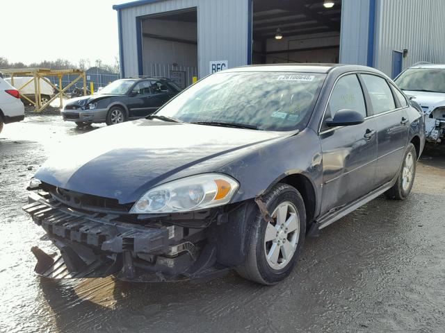 2G1WT57N291105570 - 2009 CHEVROLET IMPALA 1LT GRAY photo 2