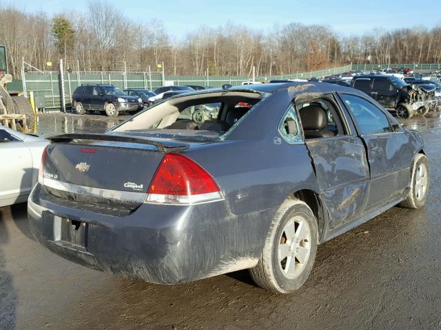 2G1WT57N291105570 - 2009 CHEVROLET IMPALA 1LT GRAY photo 4