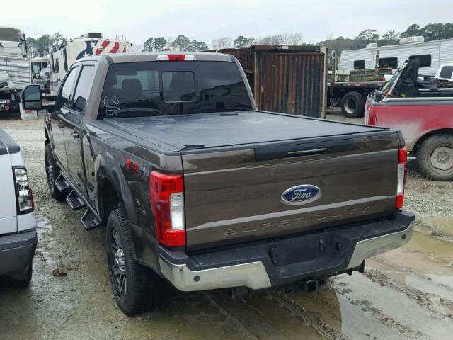 1FT7W2BT8HED16535 - 2017 FORD F250 SUPER BROWN photo 3