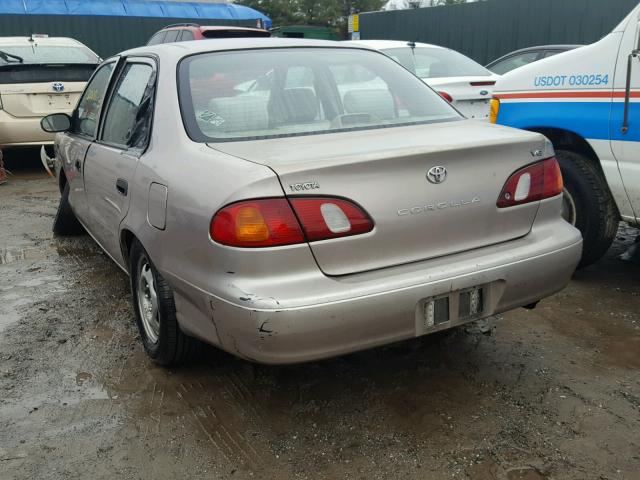 2T1BR12E7WC061499 - 1998 TOYOTA COROLLA VE BEIGE photo 3