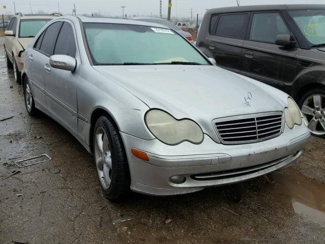 WDBRF40J84A630708 - 2004 MERCEDES-BENZ C 230K SPO SILVER photo 1