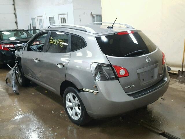 JN8AS58V38W408839 - 2008 NISSAN ROGUE S SILVER photo 3