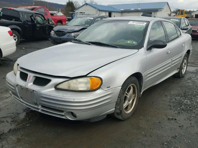 1G2NF52E02M719775 - 2002 PONTIAC GRAND AM S SILVER photo 2