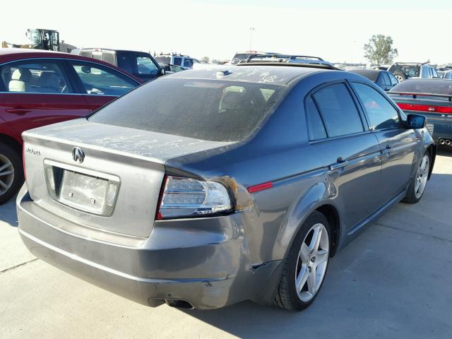 19UUA66224A026501 - 2004 ACURA TL GRAY photo 4