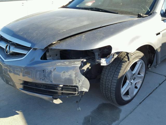 19UUA66224A026501 - 2004 ACURA TL GRAY photo 9