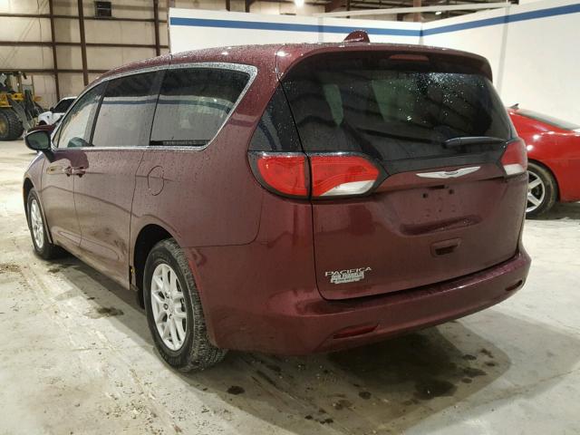 2C4RC1CGXHR531656 - 2017 CHRYSLER PACIFICA L ბურგუნდია ფოტო 3