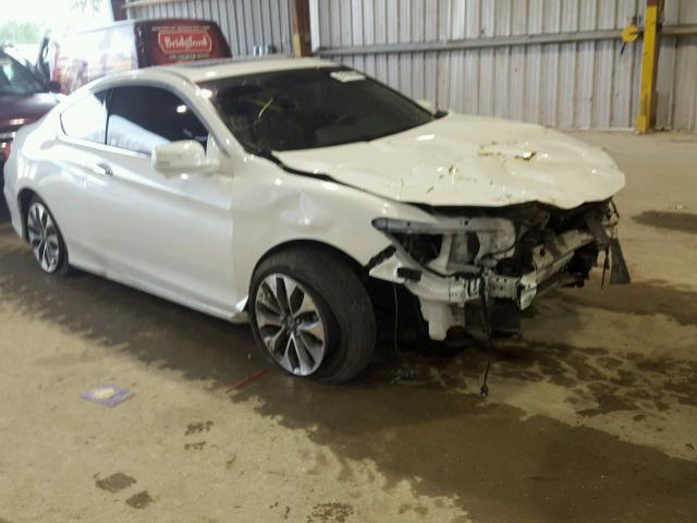 1HGCT1B87EA013070 - 2014 HONDA ACCORD EXL WHITE photo 1