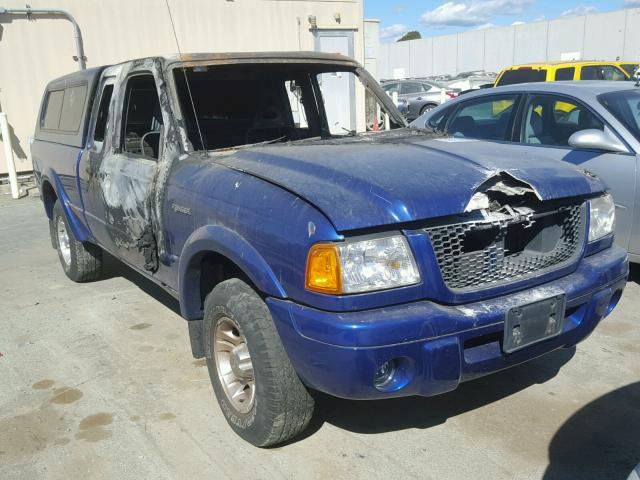 1FTYR44VX2PB75792 - 2002 FORD RANGER SUP Mėlyna nuotrauka 1