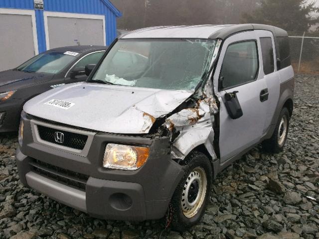 5J6YH17263L801537 - 2003 HONDA ELEMENT DX GRAY photo 2