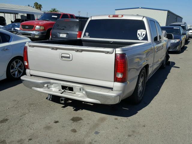 2GCEC13T861119503 - 2006 CHEVROLET SILVERADO TAN photo 4