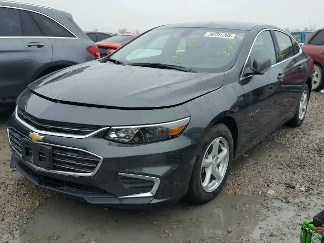 1G1ZB5ST5HF280148 - 2017 CHEVROLET MALIBU LS CHARCOAL photo 2