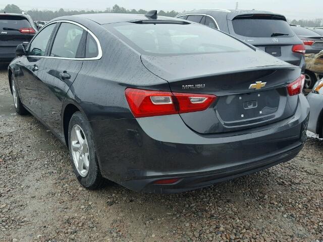 1G1ZB5ST5HF280148 - 2017 CHEVROLET MALIBU LS CHARCOAL photo 3