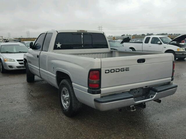 3B7HC12Z21G172717 - 2001 DODGE RAM 1500 GRAY photo 3