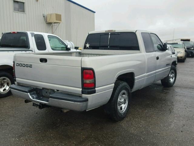 3B7HC12Z21G172717 - 2001 DODGE RAM 1500 GRAY photo 4